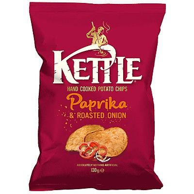 Kettle Чипс с Паприка и Печен Лук 130 г