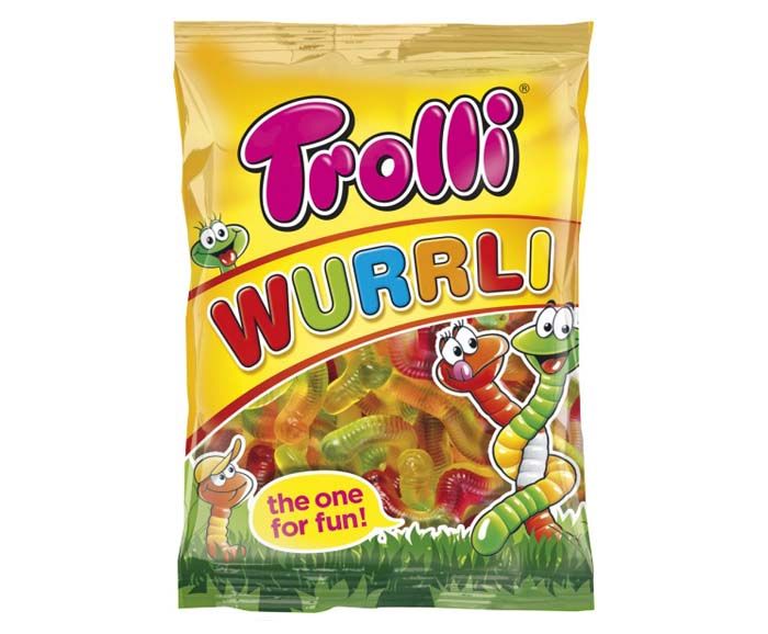 Желирани Бонбони Червейчета Trolli Wurrli 100 г