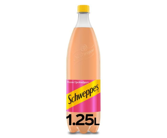 Schweppes Розов Грейпфрут 1.25 л